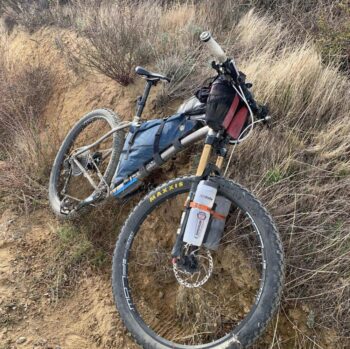 bike forks bottle holder on ride