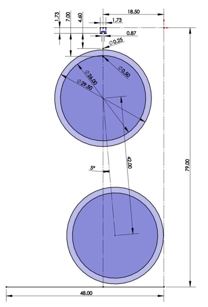 bike geometry with 29in wheel, large hook with wheel resting on wall.