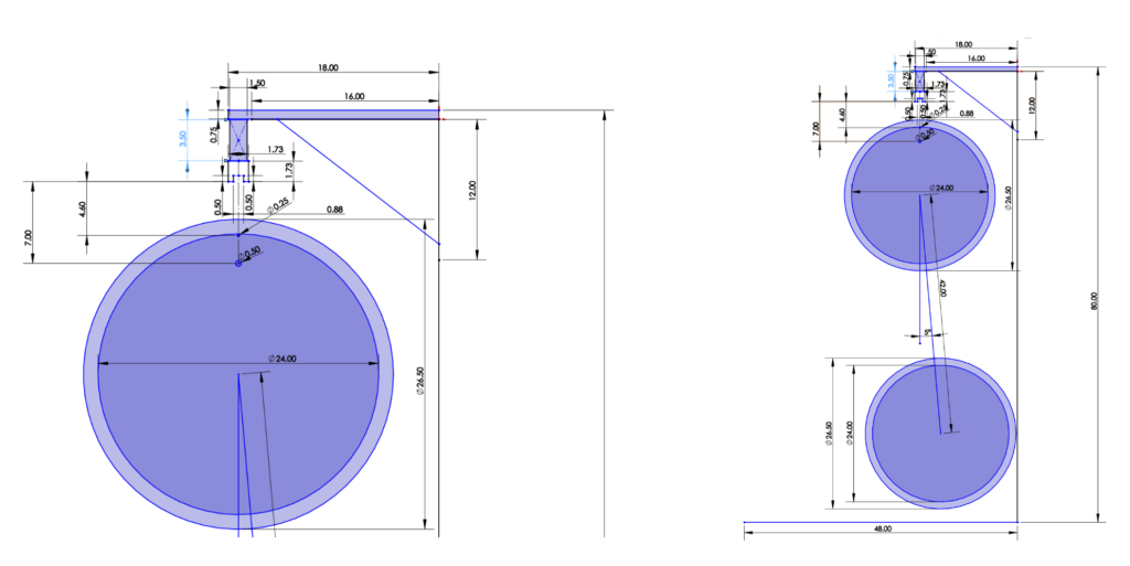 Unistrut Bike rack layout plan