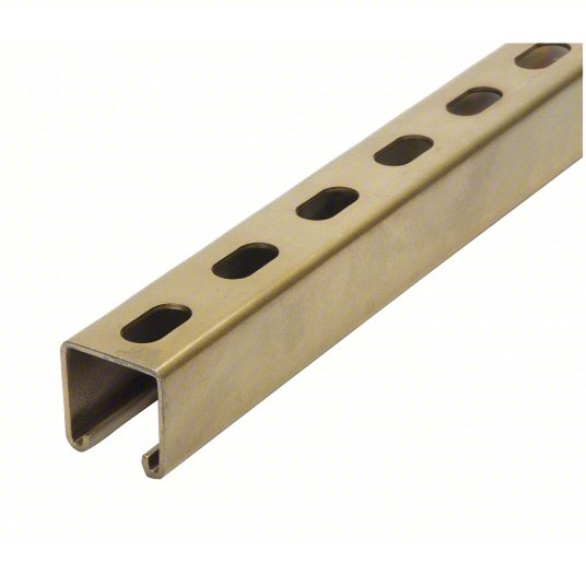 zinc plated deep strut channel with short slots