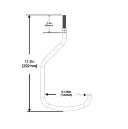 Fat Tire Machined Hook